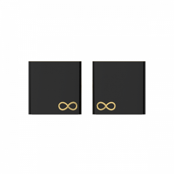 The classic Black onyx and gold cufflings For Him