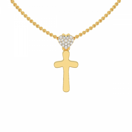 The Holly  Cross Pendant