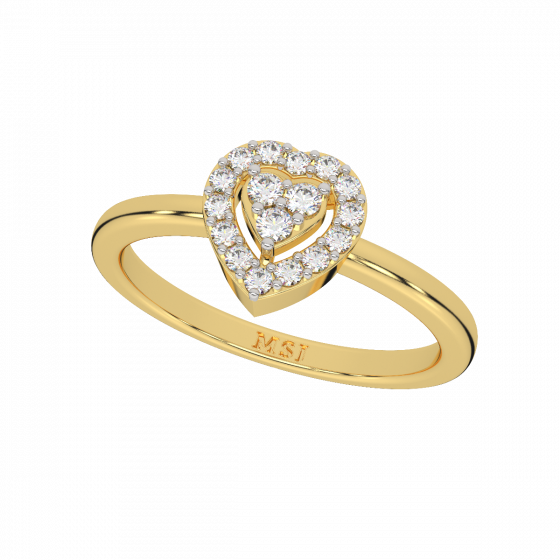 Heart Vibes Diamond Ring