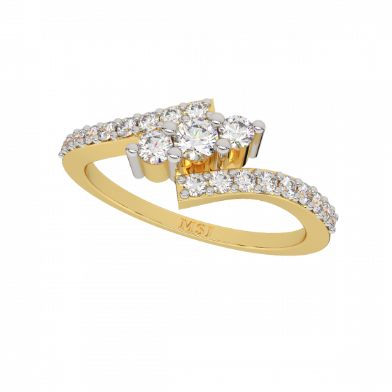 The Sleek Bling Diamond Ring