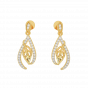 The Natural Essence Gold Diamond Earrings