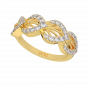 The Style Suave Gold Diamond Ring