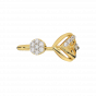Christmas Moon Star Ring in Gold and Diamond
