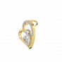 The Divine Touch Gold Diamond Pendant