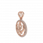 The Khalsa Symbol Gold Diamond Pendant