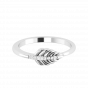 Shaped Fashioned Leaf Diamond Ring