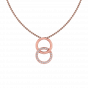 The Venn Gold Diamond Pendant