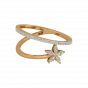 The Floral Branch Gold Diamond Ring