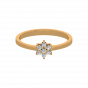 Mee T Floral Gold Diamond Ring