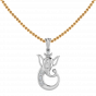 Lord Ganesh Diamond Pendant
