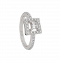 The Sweet Square Gold Diamond Ring