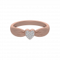  The Sweetest Heart Gold Diamond Ring