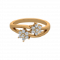 Floral Explorer Gold Diamond Ring