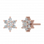 The Floral Spangle Diamond Pendant Set