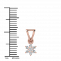 The Floral Spangle Diamond Pendant Set