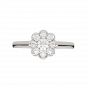 The Floral Sheen Gold Diamond Ring