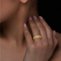 The Hearts Out Gold Diamond Ring