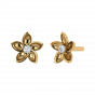 The Floral Treasure Diamond Stud Earrings