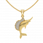 The Wonder Life Diamond Gold Pendant