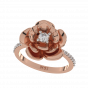 The Flora Solitaire Gold Diamond Ring
