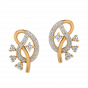 Paisley Redefined Diamond Stud Earrings
