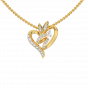 The Entwined In Love Diamond Pendant Set
