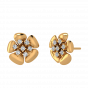 The Curly Lure Diamond Stud Earrings