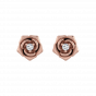 Rose Allure Diamond Floral Earrings