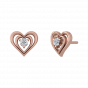Lush N Blush Diamond Stud Earrings