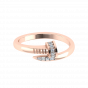 Spiral Nail Designer Diamond Ring