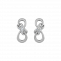 Infinity Forever Diamond Stud Earrings