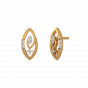 Golden Eyes Diamond Stud Earrings