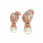 The Flying Pearls Gold Diamond & Pearl Earring