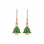 The Christmas Tree Hoop earrings