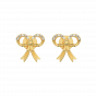Infinity Bow Diamond Earrings