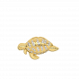 Terry Turtle Gold Diamond Pendant
