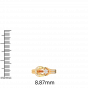 Blossom love diamond and gold ring For Her