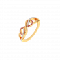The Eternity - Diamond and Gold Ring For Her