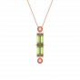 Peridot bugette pendent
