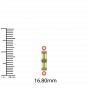 Peridot bugette pendent