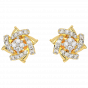 The Floral Wheeling Diamond Earrings
