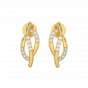 Golden Blush Gold Diamond Earrings
