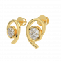 The Magical Gold Diamond Earrings