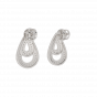 The Droplets Gold Diamond Earrings