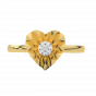 The Heart Aura Gold Diamond Ring