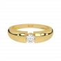 The Magic Solitaire Gold Diamond Ring
