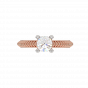 The Solitaire Shift Gold Diamond Ring