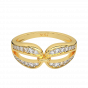 Stay Connected Gold Diamond Ring