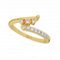 The Mystery Flow Gold Diamond Ring