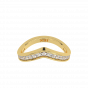 The French Glam Gold Diamond Ring